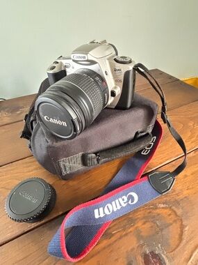 Canon EOS Rebel 2000 Silver DSLR Camera with 28-90mm Lens